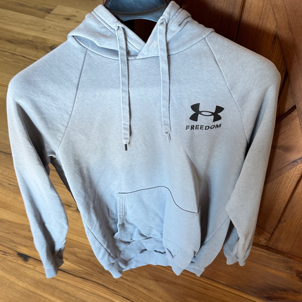 Under Armour Light Gray Freedom Hoodie